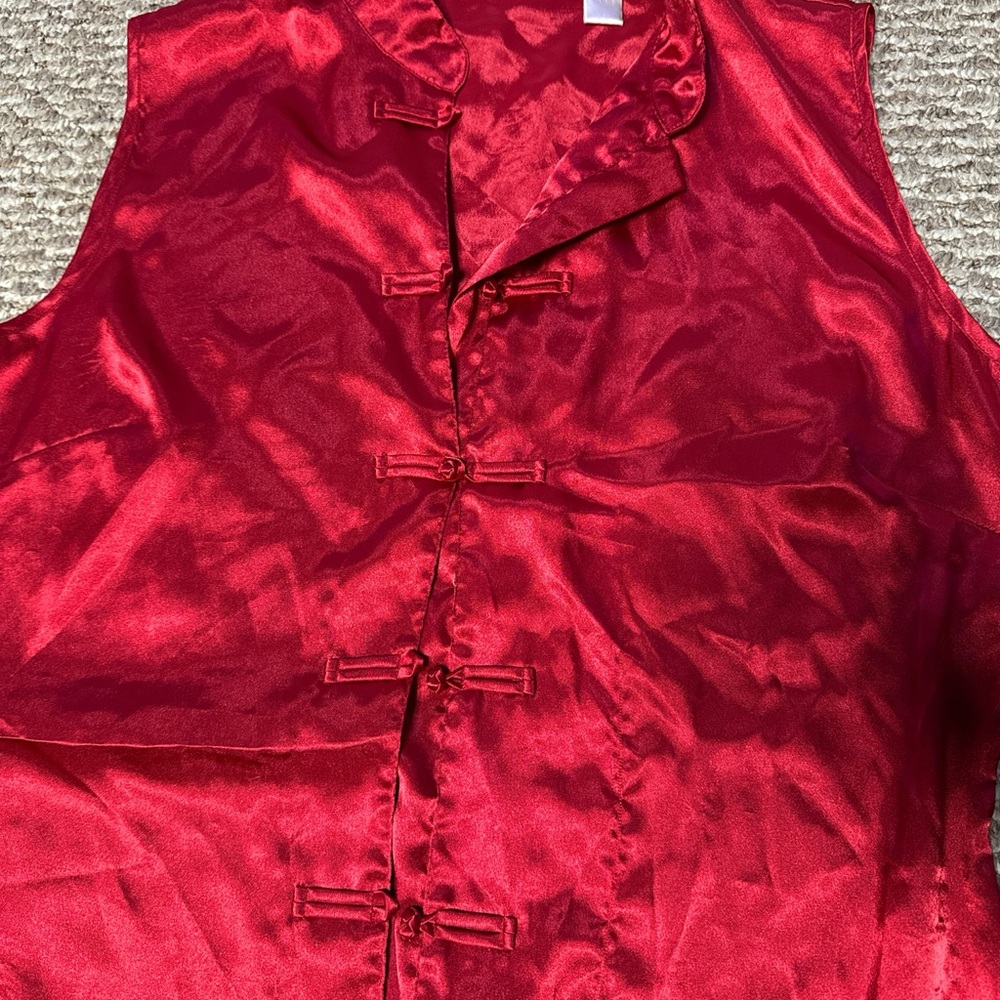 Lord & Taylor Red Satin Camisole